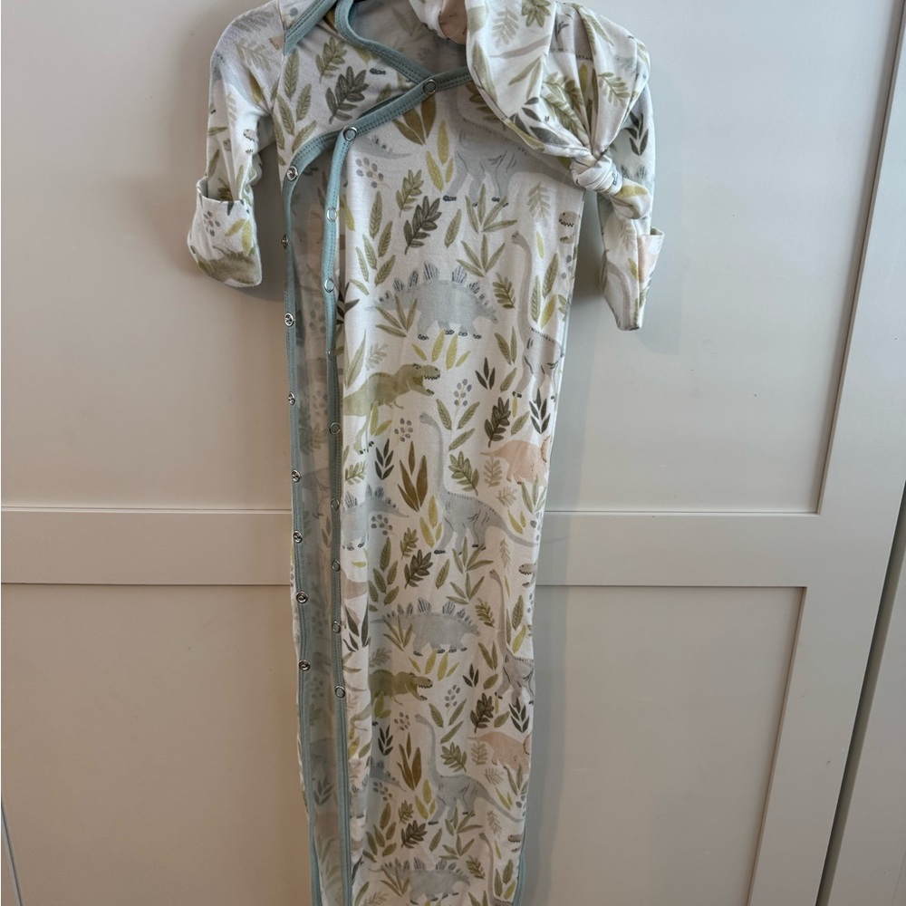 Kids Pajamas Sleep Sack with Dinosaur Print